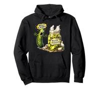 Pickle Surprise Un Concombre et Un Pot de cornichons tranchés drôle Sweat à Capuche