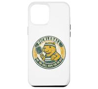 Pickleball Amusant Hit The Ball Hope for The Best Capybara Coque pour iPhone 12 Pro Max