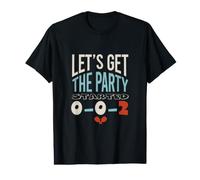 Pickleball Amusant Let's Get The Party Started 0-0-2 T-Shirt Graphique avec Valeur