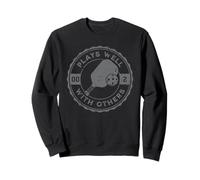 Pickleball Amusant Qui Joue Bien avec Les Autres Design Vieilli Sweatshirt