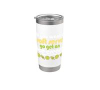 Pickleball amusant si vous voulez un service doux, allez chercher de la crème glacée Gobelet isotherme en acier inoxydable double paroi