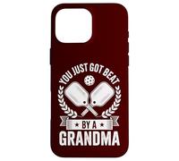 Pickleball Amusant You Just Got Beat by A Grandma Senior Dink Coque pour iPhone 16 Pro Max