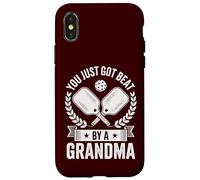 Pickleball Amusant You Just Got Beat by A Grandma Senior Dink Coque pour iPhone X/XS