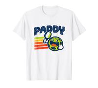 Pickleball Attitude rétro à Rayures Paddy T-Shirt