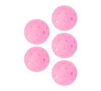 Pickleball, Balles de Pickleball Lumineuses, Forte élasticité, Trajectoire de Vol Stable 74 Mm pour Terrain Extérieur (Pink)