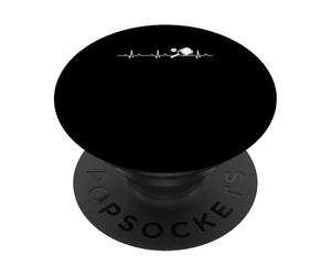 Pickleball Battement de cœur Amusant Joueur de Pickleball PopSockets PopGrip Adhésif