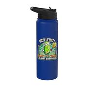 Pickleball Blessure Survivor Groovy Pickle Sports Stainless Steel Insulated Water Bottle