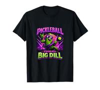 Pickleball, C'est Une sorte de Big Dill, Graphique rétro au néon T-Shirt