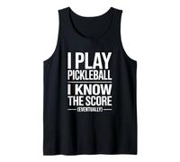 Pickleball Cool pour Hommes Femmes Apparently I Play Pickleball Débardeur