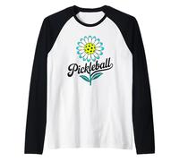 Pickleball Daisy - Bloom and Play Manche Raglan