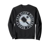 Pickleball drôle Manger Sommeil répéter Style de Vie Pickle Sweatshirt