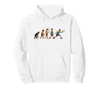 Pickleball Evolution Funny Paddle Sport Humour Sweat à Capuche