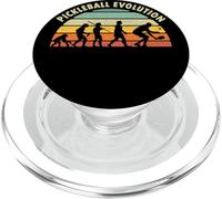 Pickleball Evolution of Pickleball Player Ape Man Vintage PopSockets PopGrip pour MagSafe