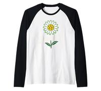 Pickleball Flower - Bloom and Play Manche Raglan
