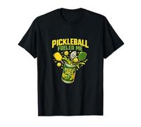 Pickleball Fueled Me Boîte de jus de cornichon rétro T-Shirt