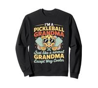 Pickleball Grandma, comme Une Grand-mère Normale mais Plus Cool Sweatshirt