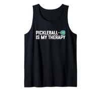 Pickleball is My Therapy Funny Cute Dink Team 80s Retro Débardeur