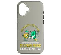 Pickleball Isn't Life It's More Serious Pickleballer Diehard Coque pour iPhone 16