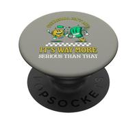 Pickleball Isn't Life It's More Serious Pickleballer Diehard PopSockets PopGrip Adhésif