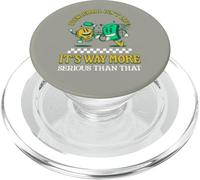 Pickleball Isn't Life It's More Serious Pickleballer Diehard PopSockets PopGrip pour MagSafe