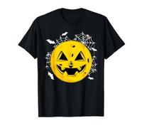 Pickleball Jack O Lantern Visage de Citrouille Happy Halloween Hommes T-Shirt