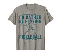 Pickleball Je préfère Jouer à Love Pickleball Court T-Shirt