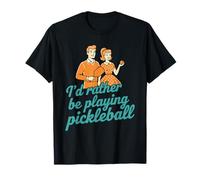 Pickleball Je préfère Jouer au Pickleball Funny Player T-Shirt