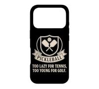 Pickleball Joueur Too Lazy for Tennis Too Young for Golf Coque pour iPhone 17 Pro