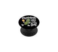Pickleball Joueur Too Lazy for Tennis Too Young for Golf PopSockets PopGrip Adhésif
