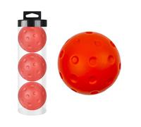 Pickleball Lisse Pour L'Intérieur - 3X Pickleball Silencieux Pour L'exercice De Pickleball De 74 Mm, Pour Chauffage, Boule Souple Et Creuse, Balles D'Entraînement Pour Intérieur Et Extérieur, Cort