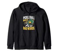 Pickleball Makes Me Say Bad Words T-Shirt de Sport Amusant Sweat à Capuche