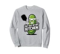 Pickleball Mascotte Art - Sortez de ma Cuisine cornichon drôle Sweatshirt