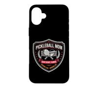 Pickleball Mom Court est prête à Toujours Servir l'amour Coque pour iPhone 16 Plus