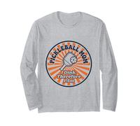 Pickleball Mom I Dink Therefore I Am Court Humour Manche Longue