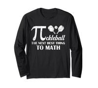 Pickleball Next Best Thing to Math Fun Pi Day Mathématiques Manche Longue