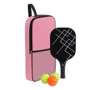 Pickleball Paddle Bag, Tennis Racket Bag, Sports Gear Bag, Large Paddle Bag, Mesh Pocket Bag, Racket Travel Bag, Portable Sports Bag, Tennis Paddle Carry, Pickleball Equipment Bag, Sturdy Paddle Bag