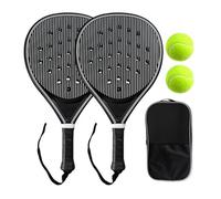 Pickleball Paddle Set - Carbon Fiber Lightweight Ergonomic Design | Outdoor Pickleball Racket Set, Durable Sports Paddle For Control And Power | For Women Men Adults Kids Recreational Games Use