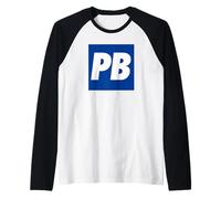 Pickleball PB Funny Player Dink Shot Art Vintage Manche Raglan