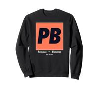 Pickleball PB Funny Player Dink Shot Art Vintage Sweatshirt