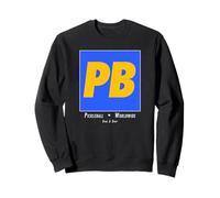 Pickleball PB Funny Player Dink Shot Art Vintage Sweatshirt