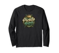 Pickleball Pickle Pro Crown Shield Champion Design Manche Longue