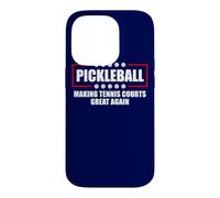 Pickleball pour Faire des Courts de Tennis Encore Une Fois drôles Coque pour iPhone 14 Pro