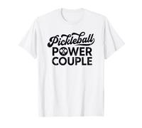 Pickleball Power Couple Funny Pickleball Partner Humour T-Shirt