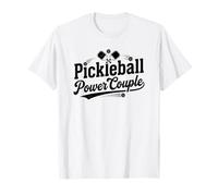 Pickleball Power Couple Funny Pickleball Partner Vintage T-Shirt