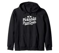 Pickleball Power Couple Humour Funny Pickleball Partner Sweat à Capuche