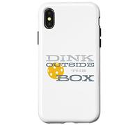 Pickleball Pun Dink Out The Box Coque pour iPhone X/XS
