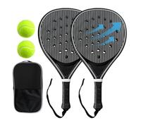 Pickleball Racket - Carbon Fiber Lightweight Paddle, Non Slip Paddle with Comfortable Grip, Portable Paddleboard Racket Set, Sports Equipment for Women Kids Adults Practice Park Garden Vacation