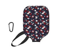Pickleball Racket Cover Fleurs Pickleball Paddle Cover | léger universel housses de raquette en néoprène Pour Entraînement Protection contre les rayures Terrain de tennis