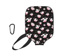 Pickleball Racket Cover Tête De Vache Pickleball Paddle Cover | léger with Zipper pickleball Paddle Cover Pour Gymnase Entraînement Protection contre les rayures
