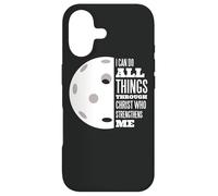 Pickleball Raquette Balles Christ Religion Jésus Pickleball Coque pour iPhone 17